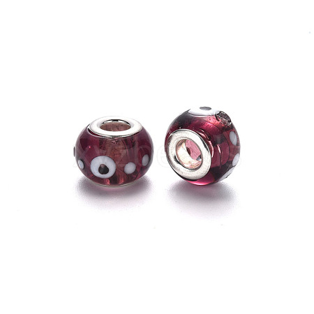 Handmade Lampwork European Beads LPDL-N001-046-C09-1