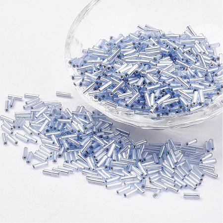 Glass Bugle Beads SEED-E001-9mm-32-1