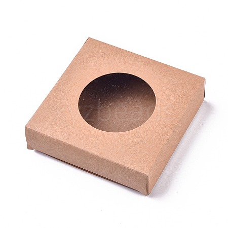 Foldable Kraft Paper Boxes X-CON-WH0068-63A-1