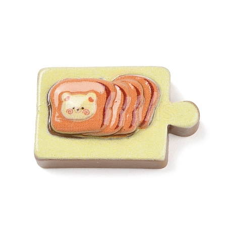 Bear Bread Opaque Resin Decoden Cabochons CRES-Q220-05D-1