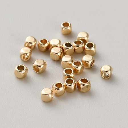 Brass Beads LS-KK-WH0088-24A-G-1