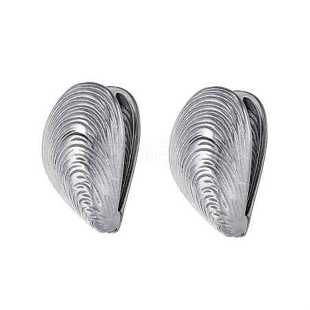304 Stainless Steel Hoop Earrings STAS-OY016-76P-1