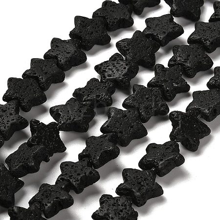 Natural Lava Rock Beads Strands G-G175-I15-01-1