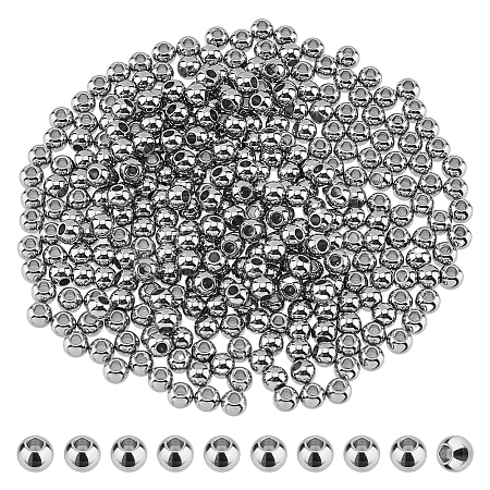 DICOSMETIC 500Pcs 304 Stainless Steel Spacer Beads STAS-DC0015-68-1