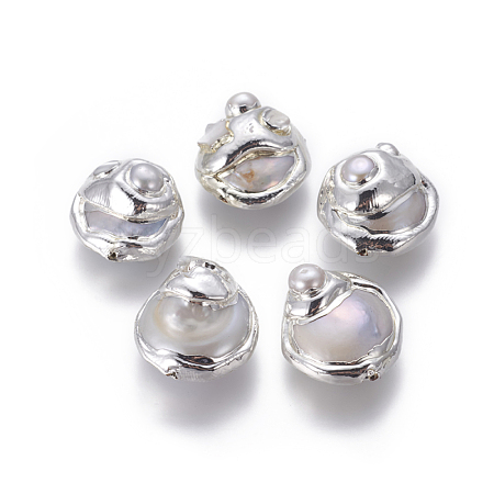 Natural Baroque Pearl Cultured Freshwater Pearl Beads PEAR-F011-05S-1