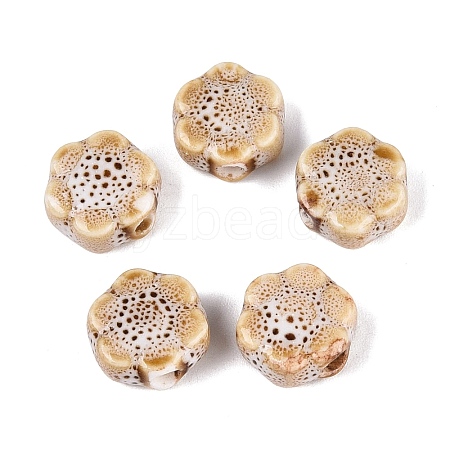 Vintage Handmade Porcelain Beads PORC-N013-25-30-1