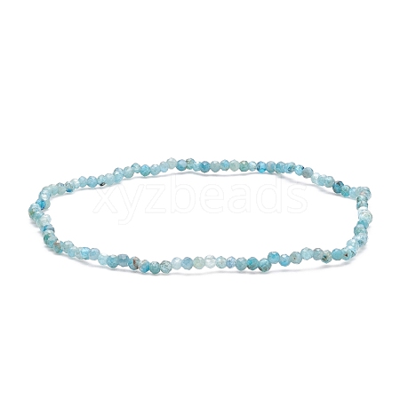 Natural Apatite Beaded Stretch Bracelet BJEW-JB08484-06-1