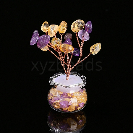 Natural Ametrine Chips Tree Decorations PW-WG5CB05-04-1