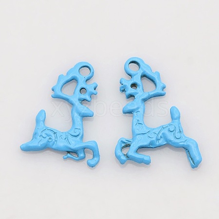 Electrophoresis Alloy Pendants PALLOY-J457-01-1