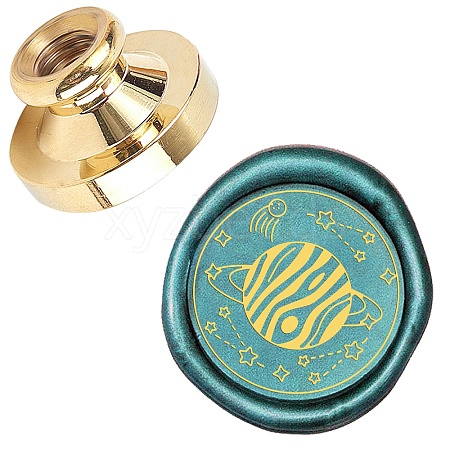 Wax Seal Brass Stamp Head AJEW-WH0209-170-1