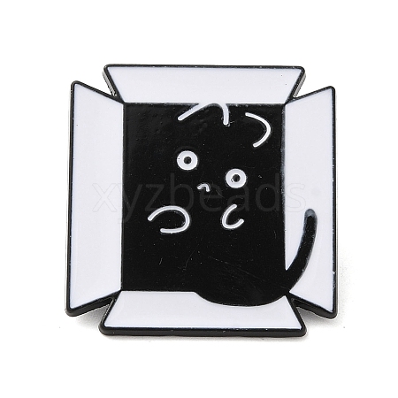 Liquid Cat Enamel Pins JEWB-G028-02D-1