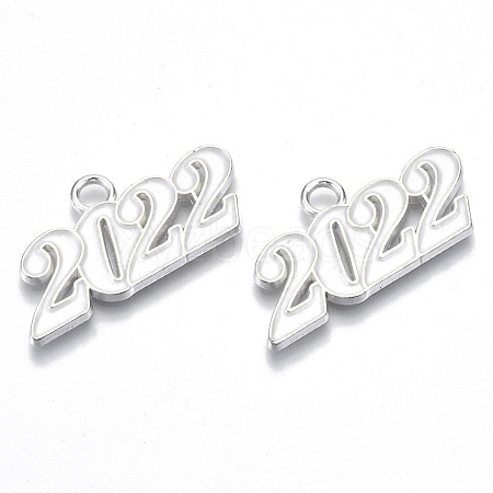 Alloy Enamel Pendants PALLOY-N160-001-05S-RS-1