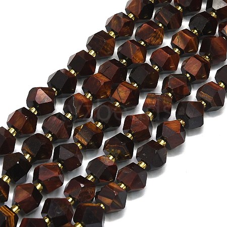 Natural Tiger Eye Beads Strands G-I376-A61-01-1