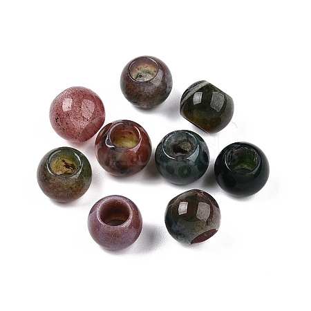 Natural Indian Agate Beads G-T092-10mm-05-1