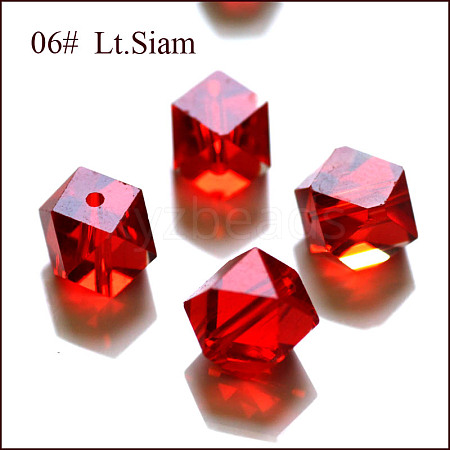 Imitation Austrian Crystal Beads SWAR-F084-8x8mm-06-1