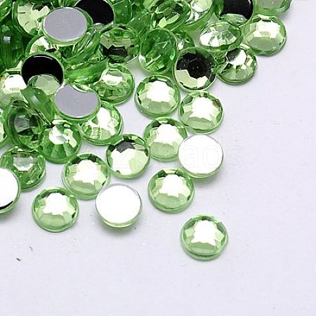 Imitation Taiwan Acrylic Rhinestone Cabochons GACR-A002-4mm-37-1