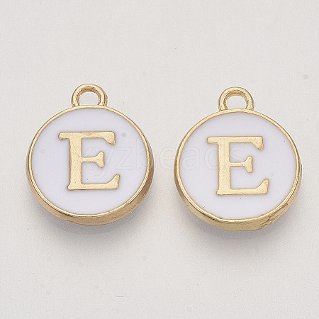 Golden Plated Alloy Charms X-ENAM-S118-01E-1