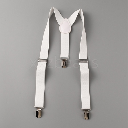 Adjustable Polyester Y-Shaped Heavy Duty Suspenders AJEW-WH0307-23K-1