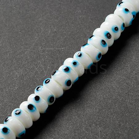 Handmade Evil Eye Lampwork Beads LAMP-F021-01H-1