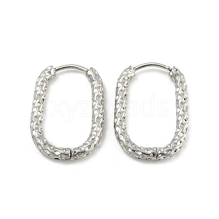 Non-Tarnish 304 Stainless Steel Hoop Earring STAS-A091-17B-P-1