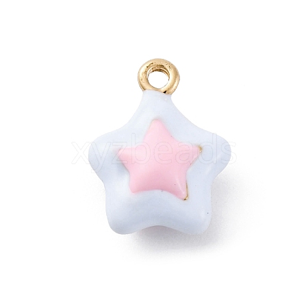 Alloy Enamel Charms ENAM-E362-08D-1