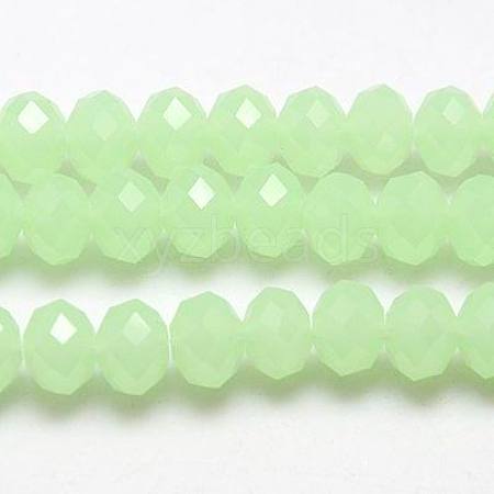 Imitation Jade Glass Bead Strands GLAA-F001-3x2mm-24-1