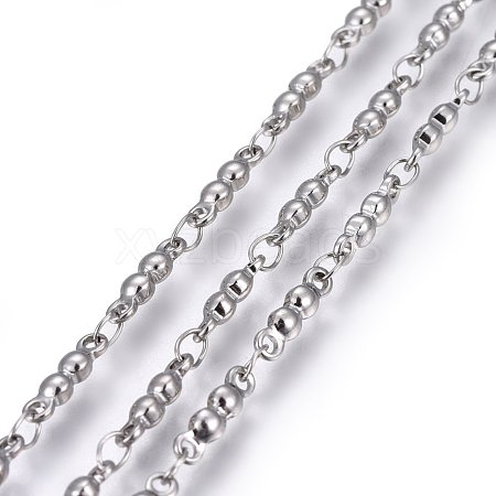 Tarnish Resistant 304 Stainless Steel Link Chains STAS-P219-32-1