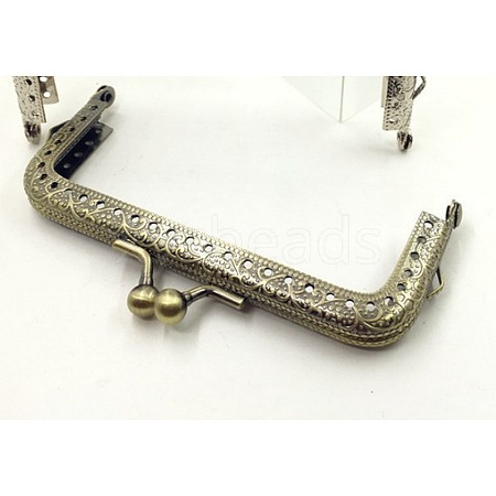 Iron Purse Handle Frame IFIN-WH0043-02AB-1