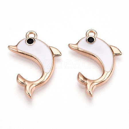 Alloy Enamel Pendants ENAM-T022-05B-1