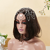 1Pc Rhinestone Mesh Headpiece Cap OHAR-WR0001-03S-4