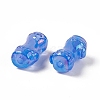 UV Plating Rainbow Iridescent Acrylic Beads PACR-M003-06E-3