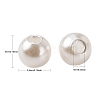 Imitation Pearl Acrylic Beads X-PL609-1-3