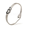 304 Stainless Steel Hinged Bangles for Women BJEW-F474-37P-01-4