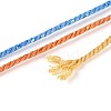 30M Segment Dyed Macrame Cotton Cord OCOR-T018-01I-3