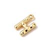 Brass Charms KK-P340-01G-H-2