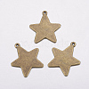 Tibetan Style Alloy Stamping Blank Tag Pendants LS-EA085Y-AB-1