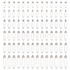 220Pcs 6 Style Iron Safety Pins IFIN-TA0001-55-2