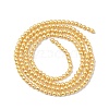 Electroplated Shell Pearl Beads Strands BSHE-G041-2mm-01-2