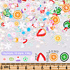 130G 10 Style Plastic Bubble Beads FIND-OC0004-04-2