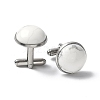 304 Stainless Steel Cuff Buttons G-C185-02P-35-1