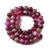 Natural Jade Imitation Watermelon Tourmaline Beads Strands X-G-NH0006-A01-02-1-8