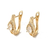 Brass Hoop Earrings EJEW-L271-13KCG-10-1