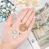Flatback Glass Cabochons for DIY Projects GGLA-PH0005-12mm-06D-5