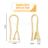 DICOSMETIC 40Pcs Rack Plating Eco-friendly Brass Earring Hooks KK-DC0002-72-2