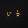 304 Stainless Steel Ring Stud Earring for Women KE1906-3