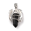 Natural Obsidian Pointed Pendants G-B042-04P-55-2