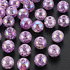 Transparent Crackle Acrylic Beads LS-MACR-S373-66-L01-1