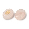 13Pcs Natural Rose Quartz Rune Stone G-C095-02A-2