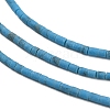 Dyed Synthetic Turquoise Beads Strands G-P594-01A-01-4