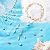 2 Strands Natural Trochid Shell/Trochus Shell Beads Strands SSHEL-FH0001-11-2
